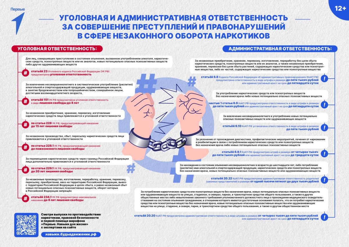 Ответственность за правонарушения в сфере незаконного оборота наркотиков